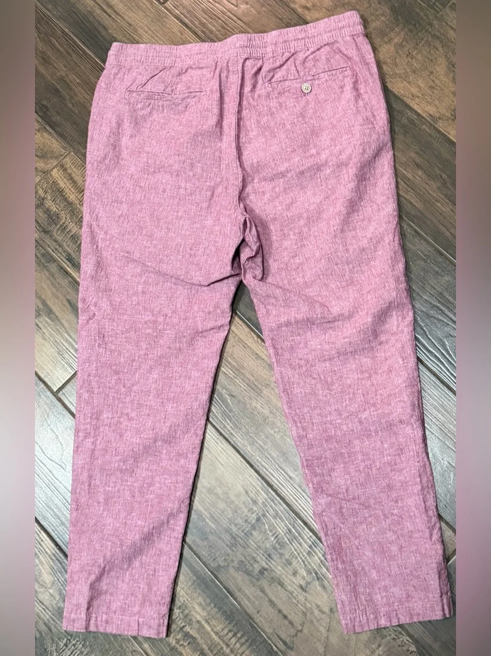 Land’s End Men’s Linen Blend Deck Pants Sz L